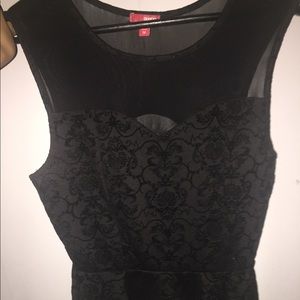 Black gothic Top